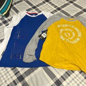 2 size 7/8 long sleeve shirts
